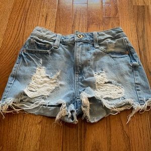 Arizona ripped jean shorts